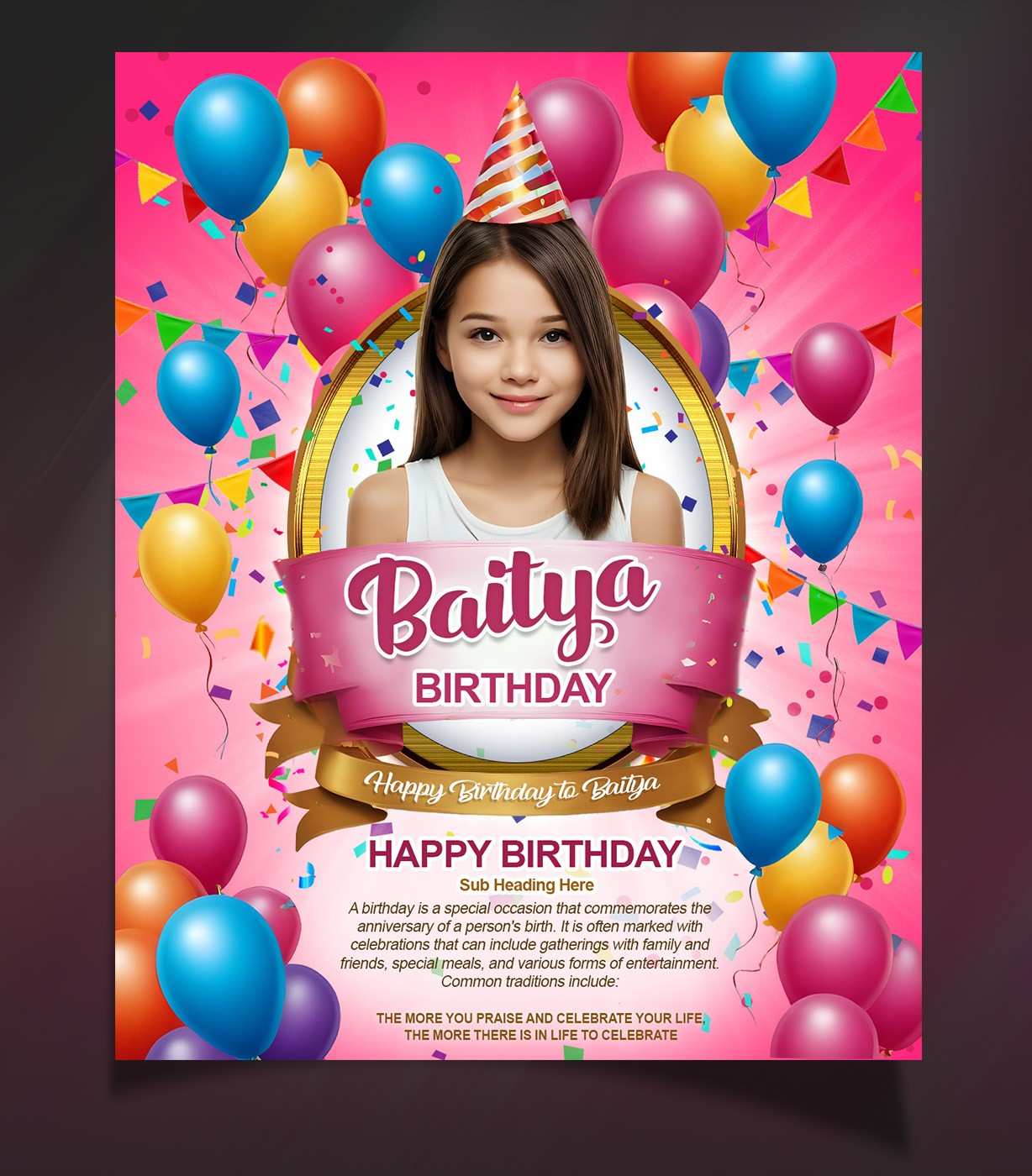 flex design for birthday